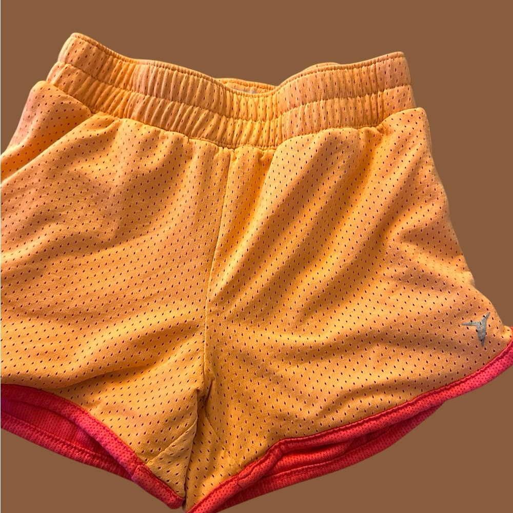 Old Navy Active Orange Shorts with Pink Accents
